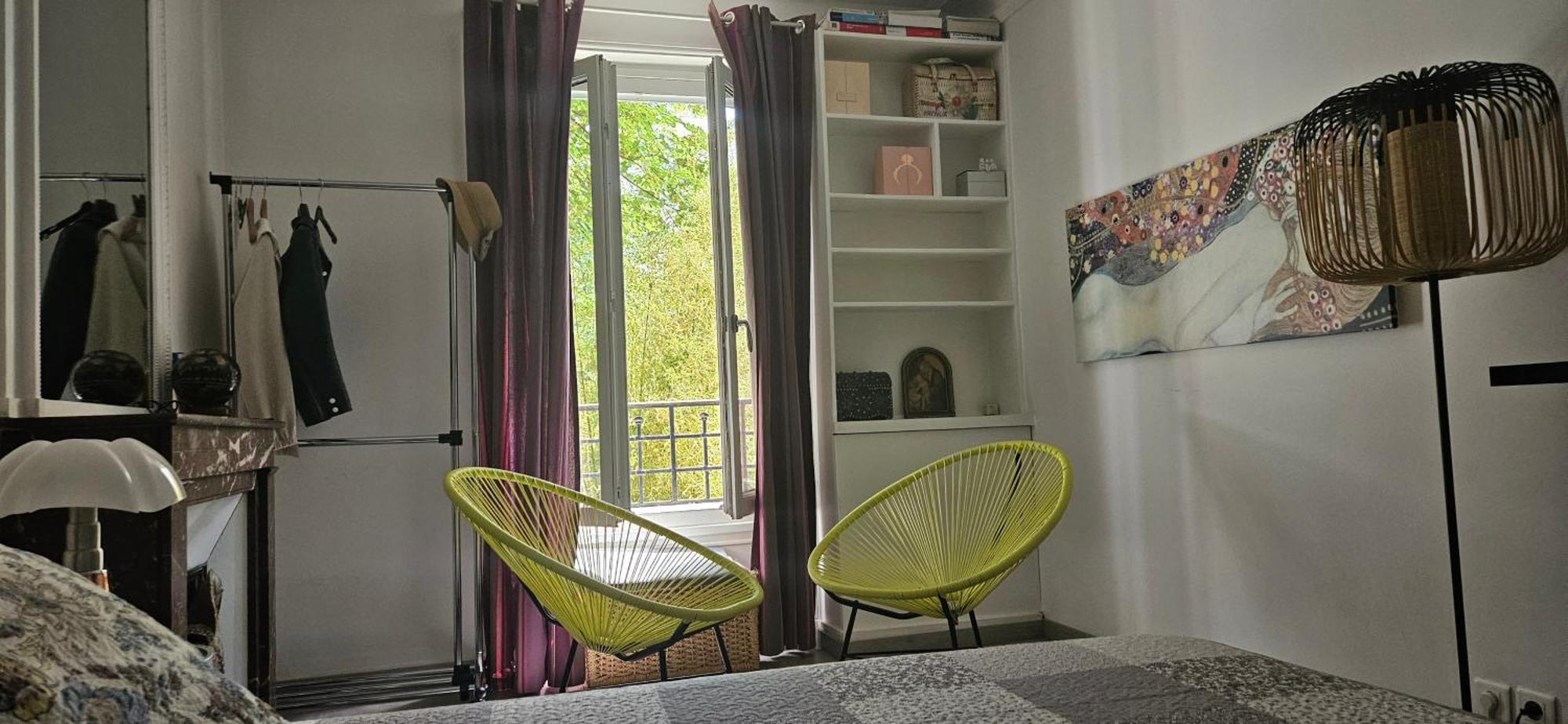 Joli 2 Pieces, Sur Jardin Arbore Paris